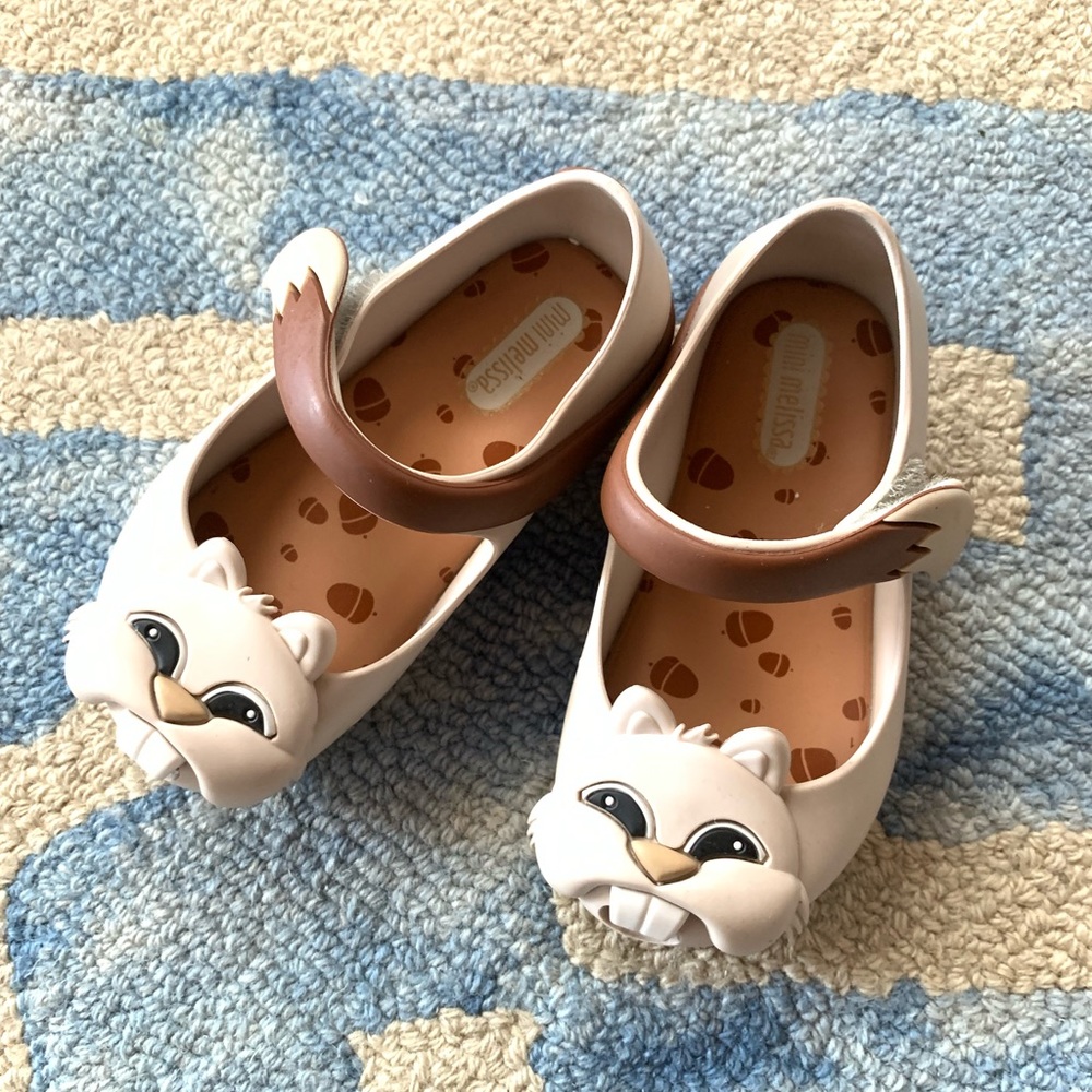 Mini Melissa chipmunk peep toe